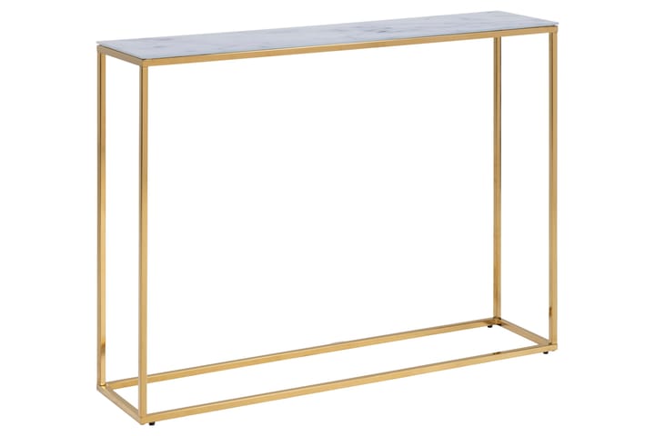 Konsolipöytä Alisma 110x110 cm - Valkoinen - Konsolipöytä - Eteispöytä