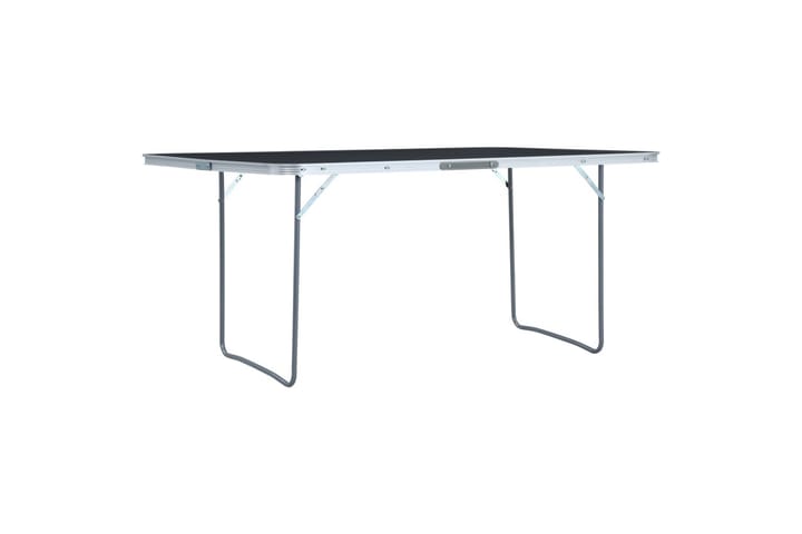 Kokoontaitettava retkipöytä harmaa alumiini 180x60 cm - Retkipöyt�ä - Retkeilykalusteet