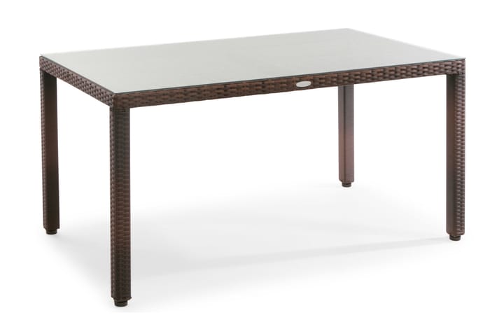 Pöytä Atlanta 80x140cm Polyrottinki - Ruokapöytä terassille
